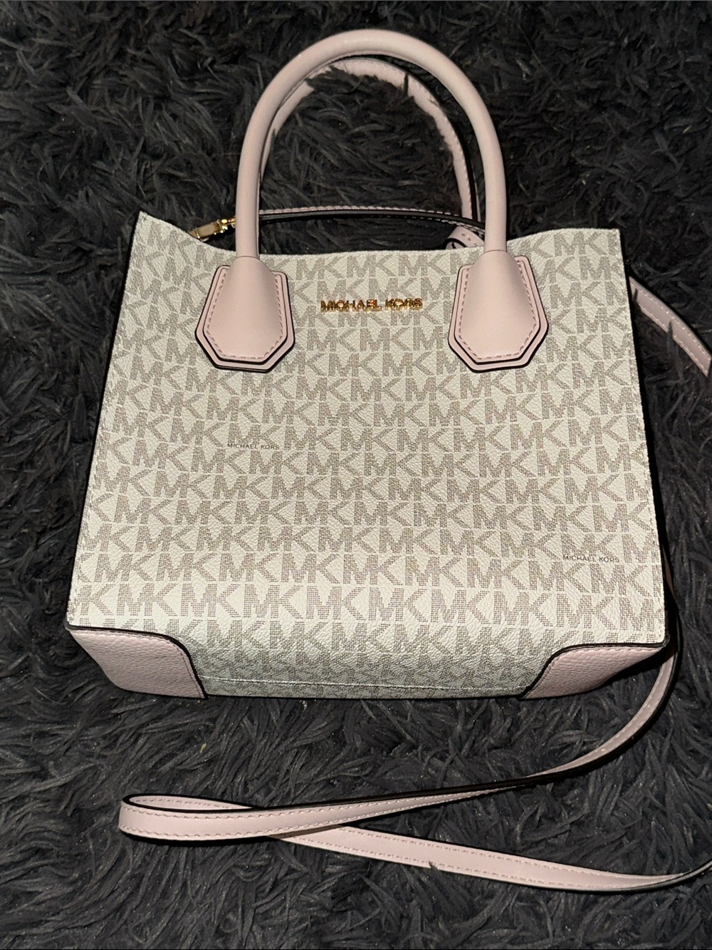 Michael Kors Pink Logo Satchel